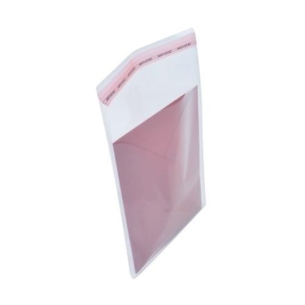 Folienbeutel mit Klebestreifen 125 × 125 + 25 mm, 25 µm – 100 Stück