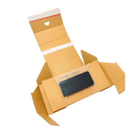 FixBox 150x100x55mm Faltschachtel mit einer flexiblen Schutzfolie für Ihr Handy
