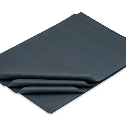 Seidenpapier glatt schwarz 38x50 cm zum Verpacken, 500 Blätter
