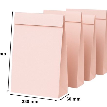 Kartonumschlag mit Seitenfalte C4 230x320x60 mm rosa 220g 10 Stück