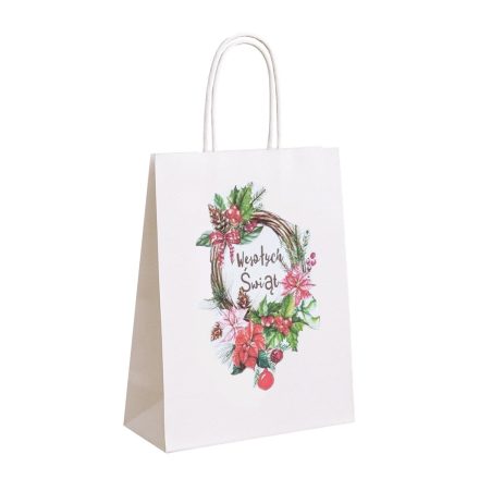 Weihnachtstüte mit Geschenk-Körbe mit Griff 240x100x340 mm