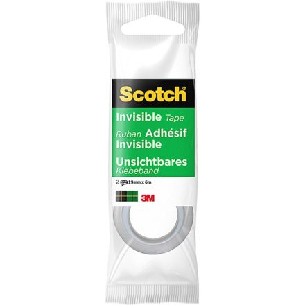 Büroband Scotch Magic matte unsichtbar 19mm x 6m 2 Stück