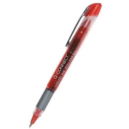 Q-Connect-Kugelflüssigkeit 0,5 mm rot, schnell trocknend 1 Stück