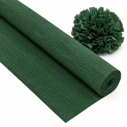 Krepina Italienisch 180g grün Dunkel 50cm/250cm Dicke Büchse Dekoration