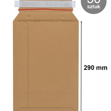 Paket von 50 Kartonumschlägen C4 218x290 mm selbstklebend