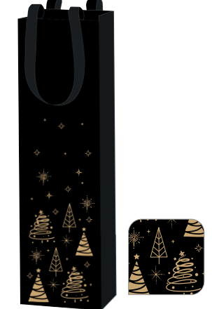 Brieftasche für Weihnachtswein 95x91x385 mm REVEILLON