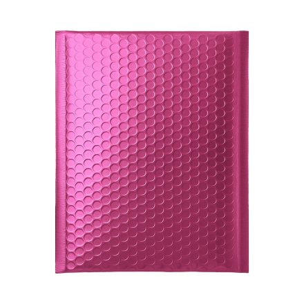 Luftpolsterumschlag – Schutzbehälter aus Metall E15 220x265mm dunkelrosa