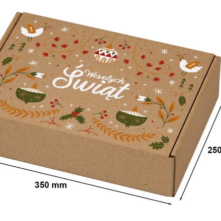 Weihnachtskarte Geschenkbox 350x250x150mm Frohe Weihnachten