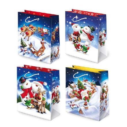 Geschenktüte weihnachtlich aus Papier MIX K6/1 290x185x420 mm 10 Stück.