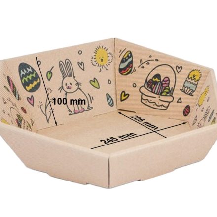 Osterdeck für Eier, Geschenkkorb 243x205x100 mm