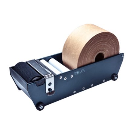 Metall-Dispenser Tischschacht für gummiierte Bänder ET377 77 mm