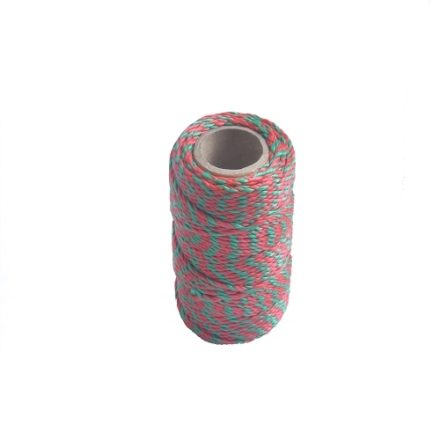 Schnürsenkel verdreht Polypropylen 1,6 mm 40 m rot-grün