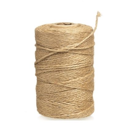 Seidenschnüre braun 2 mm 500 g, Spagat für Verpackung 180 mb