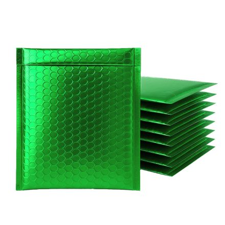 Luftpolsterumschlag – Blasegehäuse für grün CDs 165x165 mm 100 Stück