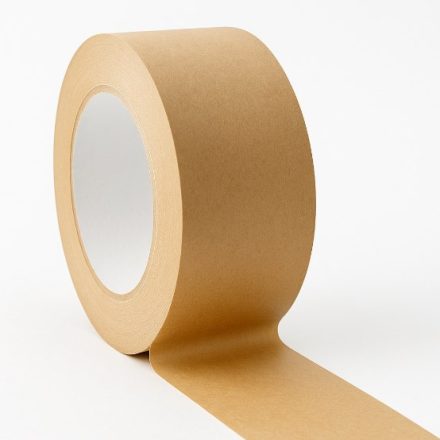 Packband – Umweltfreundliches Papierband Bronze 48 mm 50 m für Kartons, braun