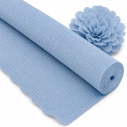 Krepina Italienisch 180g blau Jasna 50cm/250cm Fettpapier Dekoriert