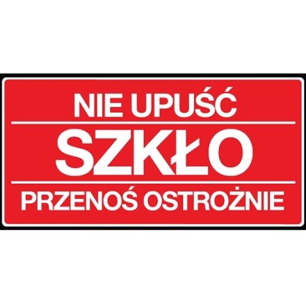 Warnkleber NICHT SCHLAFEN 100x50mm 100 Stück Rolle