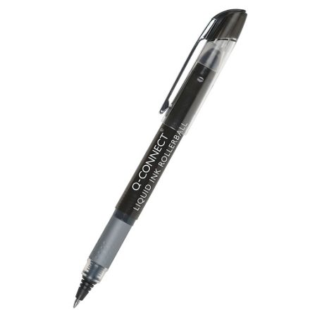 Q-Connect-Kugelkurzblatt 0,5 mm schwarz mit schnell trocknender Tinte