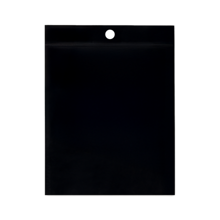 Druckverschlussbeutel stark, Beutel 160x220 mm 100 µm schwarz 50 Stück.