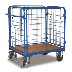 Lagerwagen mit Gitterwänden für Pakete SW-600.420 500 kg, 1000 x 600 mm