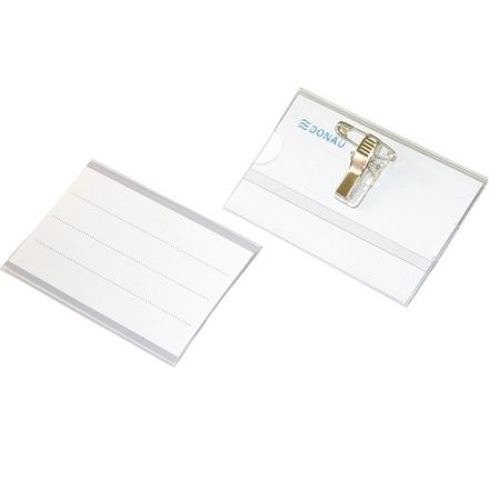 Donau-Kennung Transparenter Clip 90 x 57 mm 50 Stück