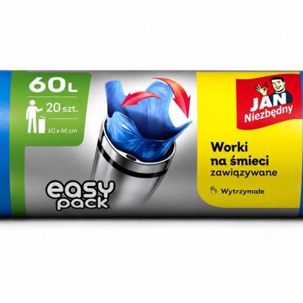 JN Säcke Auf Müll Gefesselt HD Easy-pack blau 60l - 20 Stück