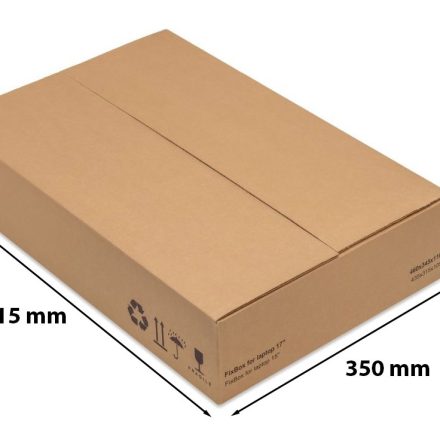 Fix Box für den Laptop 17 Stanzkarton mit 515x350x100 mm Patrone