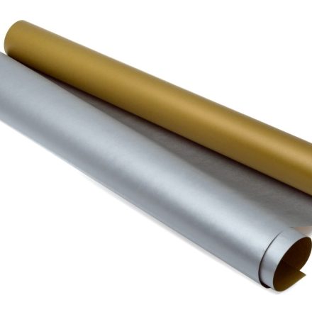 Packpapier Kraft gold-silber 70cm-25m 60g