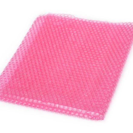 Luftpolsterfolie – Antistatische ESD-Blase 120 cm x 100 m Blase 10 mm, rosa