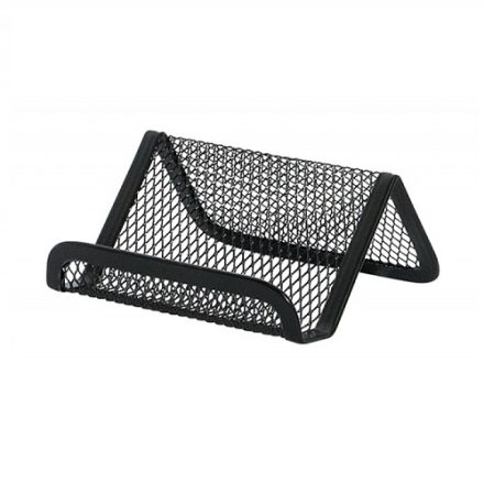 Q-Connect-Kartenständer Metallnetz schwarz 95x75x45 mm