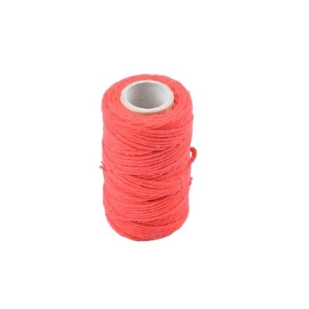 Baumwollschnüre rot 2 mm 70 m 100 g für Makroma und Handwerk