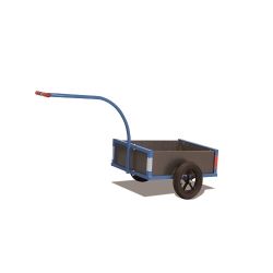 Leichter Stahltragewagen mit Seitenwand ZU-1181 150 kg
