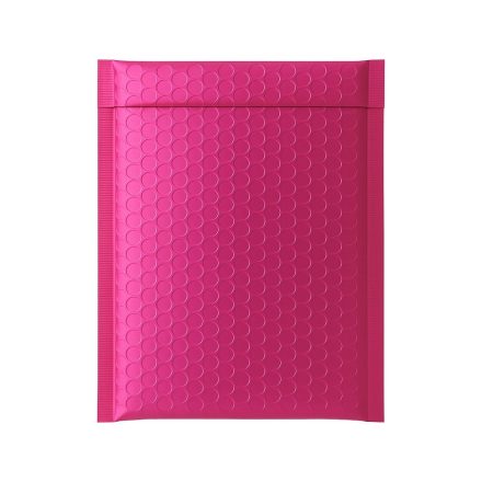 Luftpolsterumschlag metallisch 270x360 mm rosa – elegant Umschläge