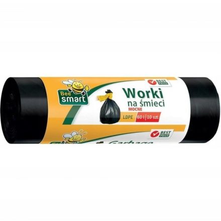 Bee Smart Müllsäcke schwarz LDPE 60L, Verpackung 10 Stück