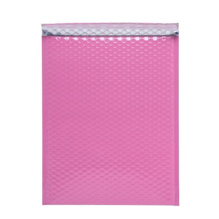 Luftpolsterumschlag metallisch 220x265mm rosa E15 dekorativ Umschlag