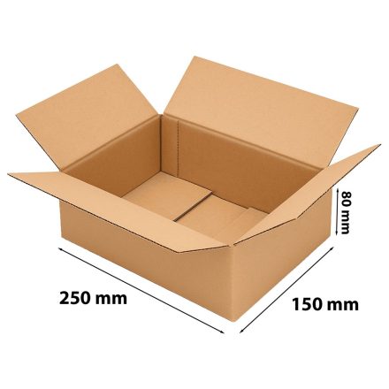 Faltkarton 250x150x80 mm