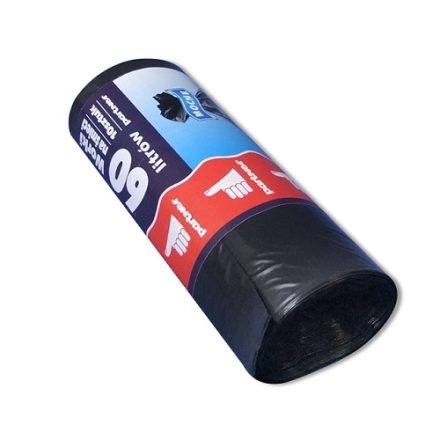 Müllsäcke LDPE 60l stark schwarz für 60x80 cm Körbe, 10 Stück