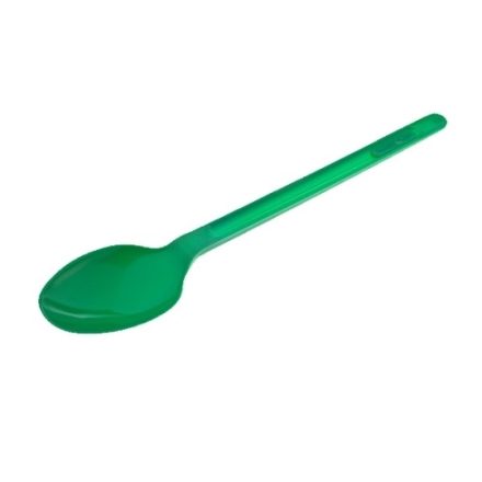 Einweglöffel aus Kunststoff grün 16,5 cm 3,2 g 20 Stück