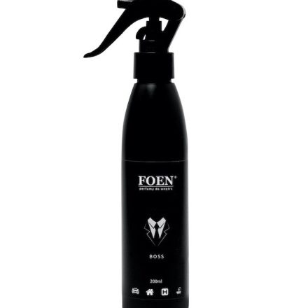 Parfüm Foen Boss 200 ml, frischer männlicher Geruch für Pakete mit Atomizer