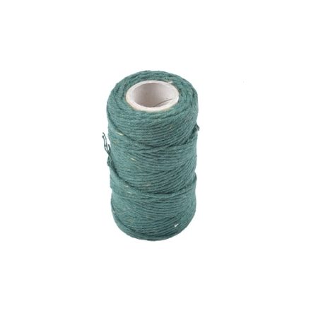 Baumwollschnur grün 2 mm 70 m auf 100 g Spule