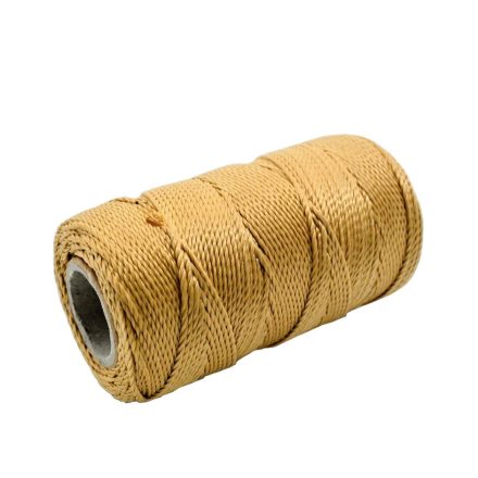 Mauerschnur gold gedreht 40 m, Maurerleine 1,6 mm