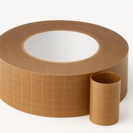 Solvent Papierband Bronze 50 mm x 50 m kreuzbewaffnet, braun