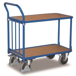 Transportwagen mit Regalböden für Lager SW-700.504 400 kg 1200 x 700 mm