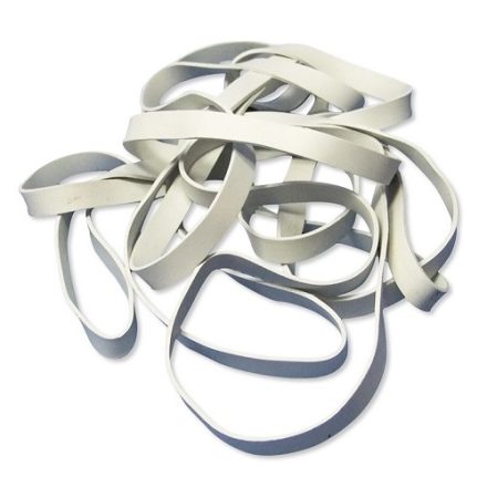 Gummibänder für Büro aus Kautschuk weiß 150 mm x 1,5 x 10 mm 1 kg