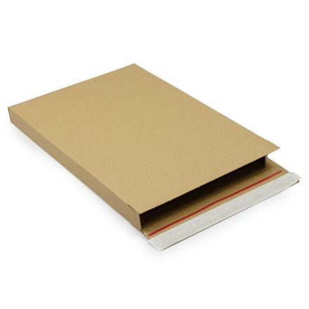 Flatbox F09 250x30x350 mm braun mit Klebestreifen