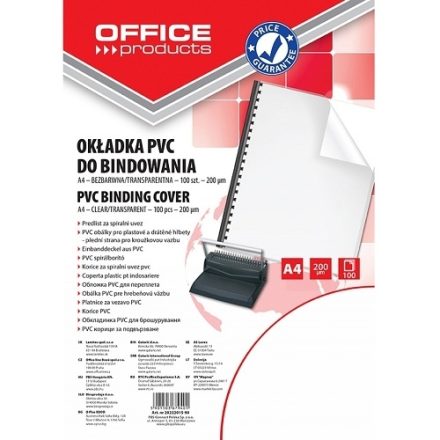 Klebeband A4 transparent aus PVC 200um 100 Stück