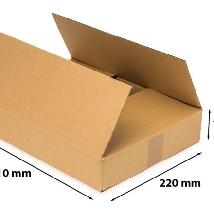 Faltkarton A4 310x220x70 mm B360 Kartonschachtel 50 Stück