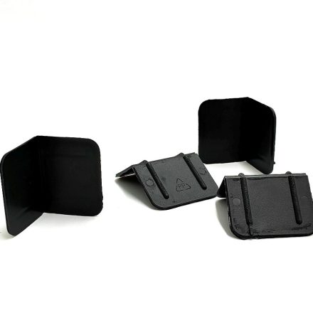 Schwarzecke rechteckig für Klemmbänder 40x30x30 mm 1000 Stück