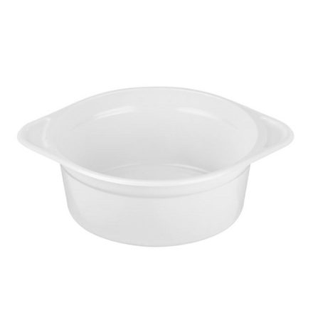 Einmalige weiß Plastikschale für 300 ml Suppe 100 Stück