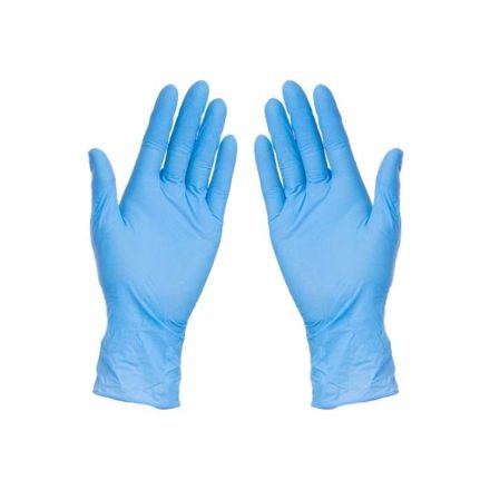 Nitryl-Schutzhandschuhe blau puderfrei L 200 Stück